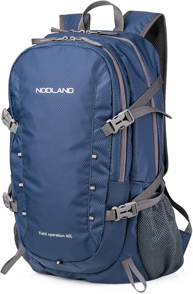 NODLAND Lightweight Backpack Travel 40L Foldable Water-Resistant Daypack - Image 8