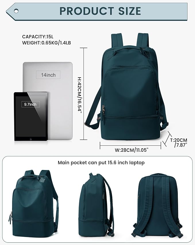 Gym Backpack for Women, Gym Bag - Image 3