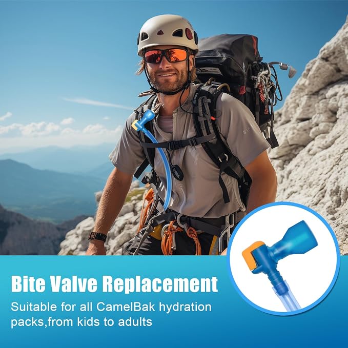 Big Bite Valve Replacement Mouthpiece Water Hydration Bladder Valve 4 Pack - Image 4