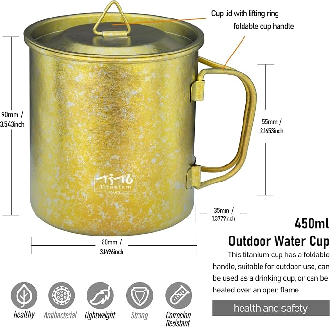 TiTo Titanium Cup Titanium Pot - Image 2
