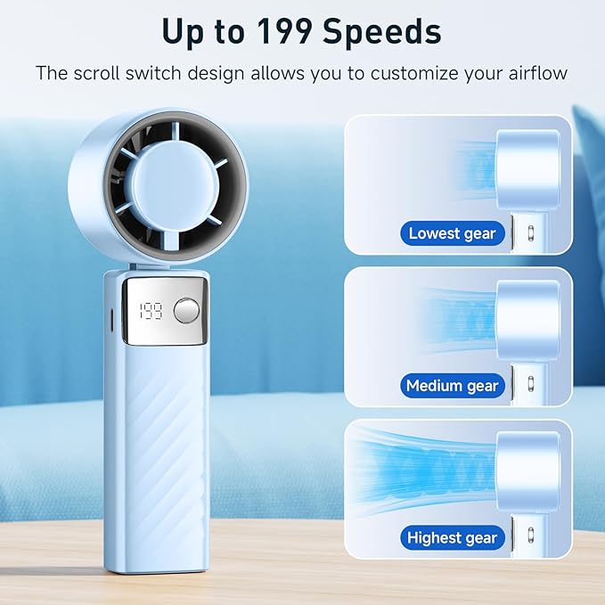 YOSHENMO Portable Handheld Turbo Fan - Image 3