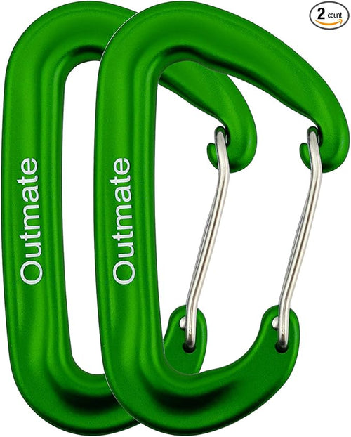 12kN 3.2"x2" Heavy-Duty Carabiner Clips by Outmate