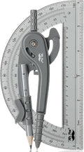 Mr. Pen- Geometry Compass and Protractor Set, 6 Inch Compass, 6 Inch Protractor by MrPen