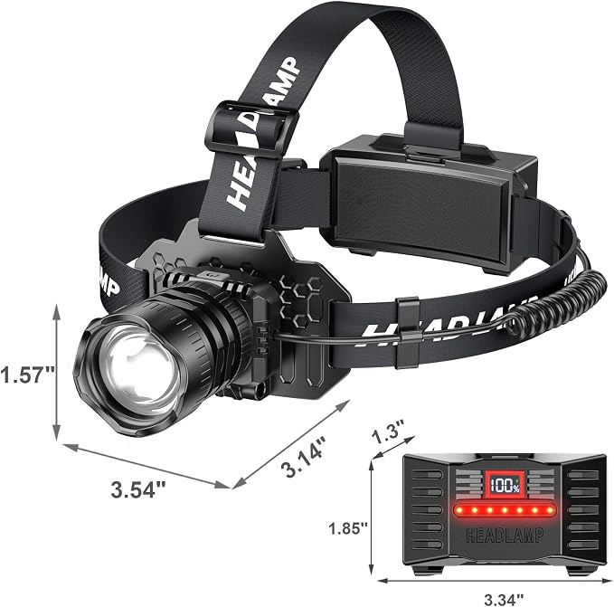 Curtsod Rechargeable LED Headlamp 2-Pack - Image 9