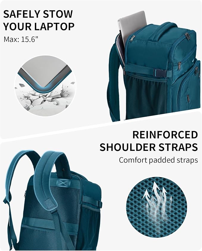 ECOHUB Travel Backpack for Women, Laptop Carry on Backpack - Image 6