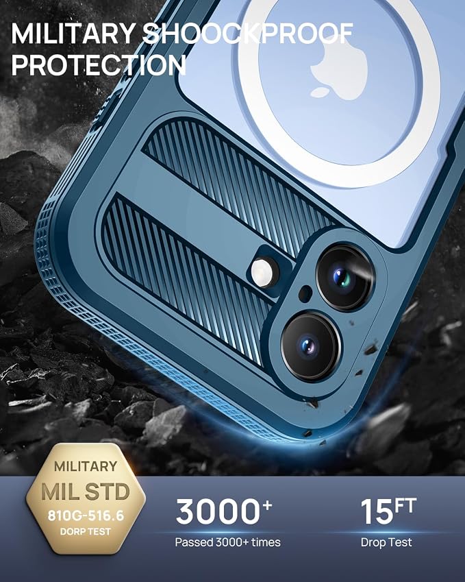 Lanhiem Magnetic for iPhone 17 Case, IP68 Waterproof, Compatible - Image 4