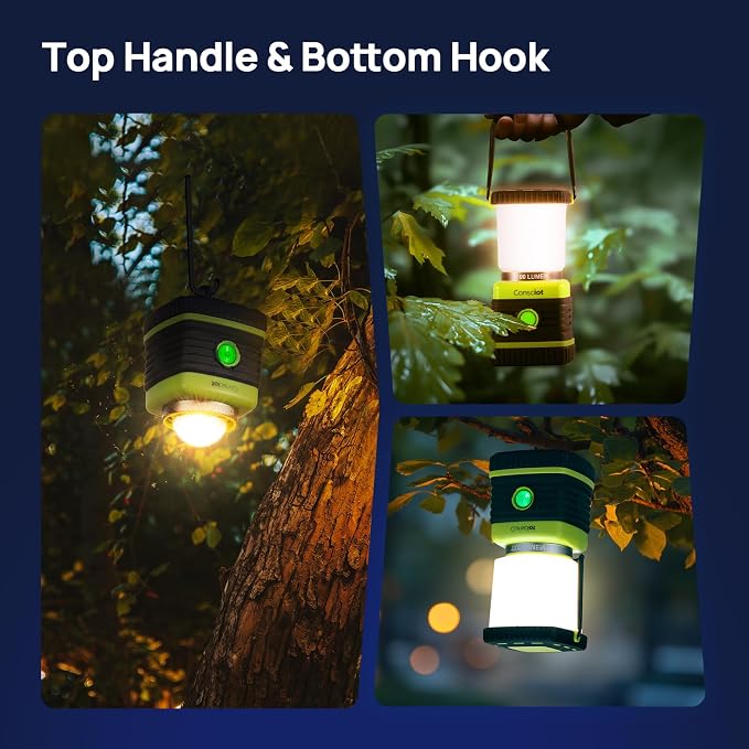Consciot LED Battery Powered Camping Lantern, 4 Light Modes, IPX4 Waterproof - Image 5