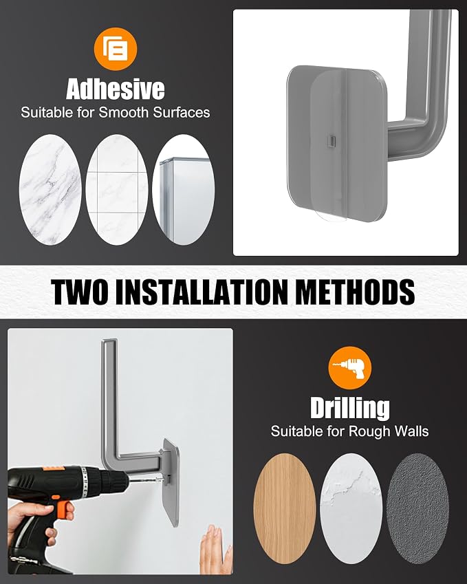 Hat Rack for Hat Storage, Strong Adhesive Hat Hooks for Wall, Hat Organizer for - Image 3