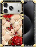 For iPhone 17 Pro Max Case Luxury Golden Decoration by Unknown