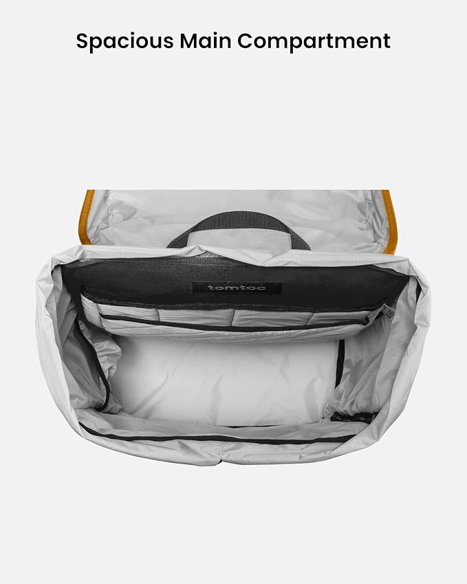 tomtoc Flap Laptop Backpack, Lightweight, Water-Resistant Casual Daypack - Image 4