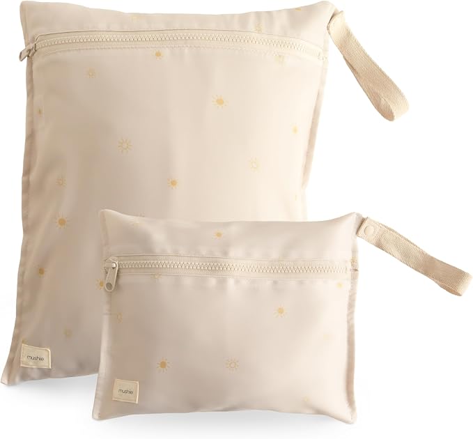 mushie Water Resistant Wet Bags | Large & Small Reusable Storage Bag by mushie