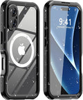 for iPhone 16 Case Waterproof | Full Body Shockproof Dust Proof Phone Case Cover by LOVEBEIDI