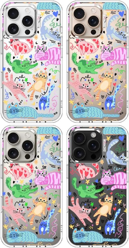 MOSNOVO for iPhone 16 Pro Case, Shockproof Military-Grade Protection 6.6ft Drop - Image 3