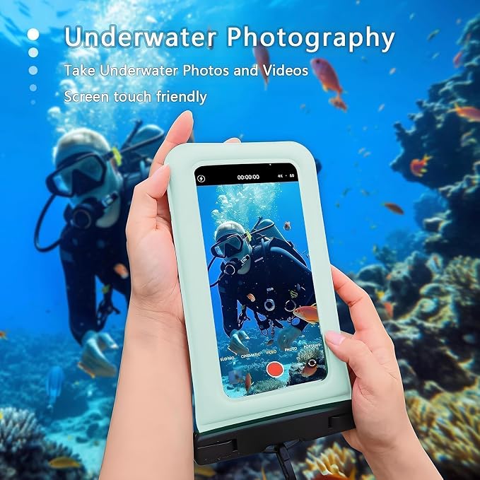 Floatable Soap Bubble Waterproof Phone Pouch/Case - Image 4