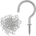Cup Screw Hooks, 3/4 inch Metal Screw in Ceiling Hooks, 160 Pack Metal Plant by DRTDERUITAI