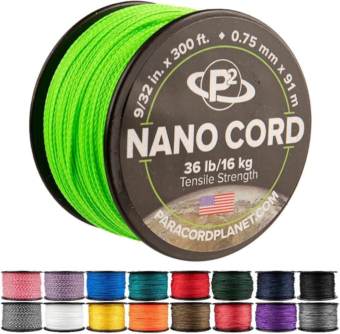 Paracord Planet Nano Cord –Lightweight Nylon Nano Paracord – Great by ParacordPlanet