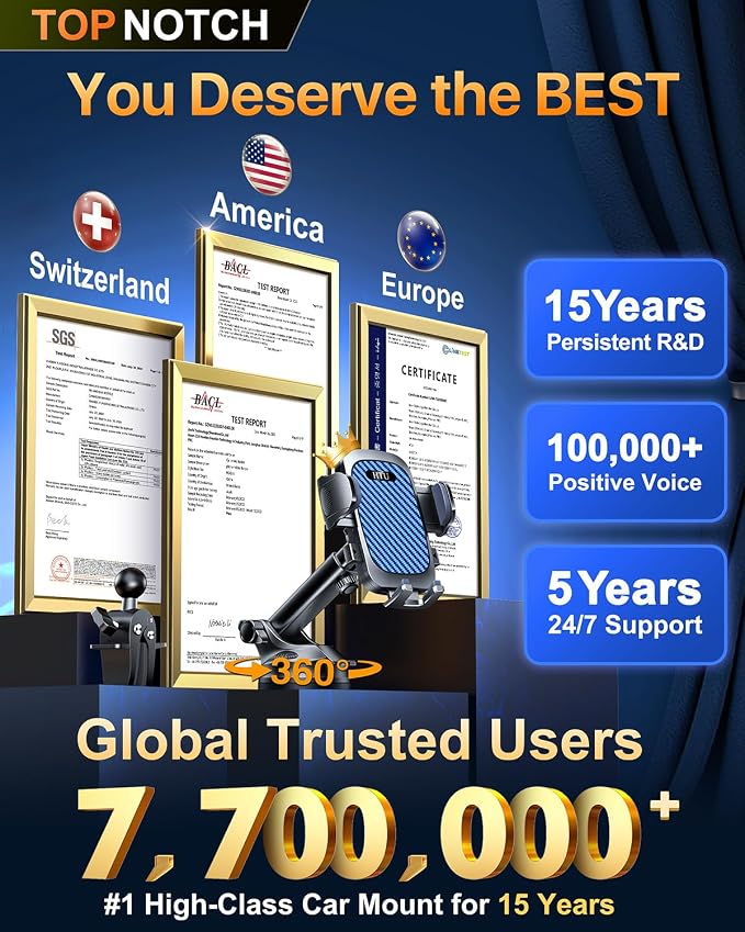 HTU 2026 Ultimate Best【True Military-Grade & Safety Cert】Car Phone - Image 2