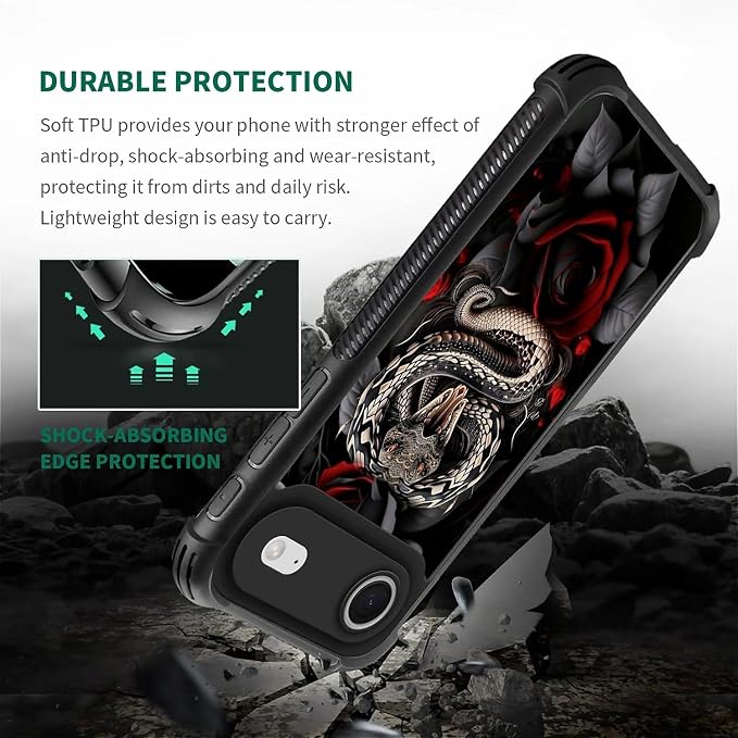 for iPhone 17 Air Case, for MagSafe Graphic Design for Girl Boy Soft Silicone - Image 6