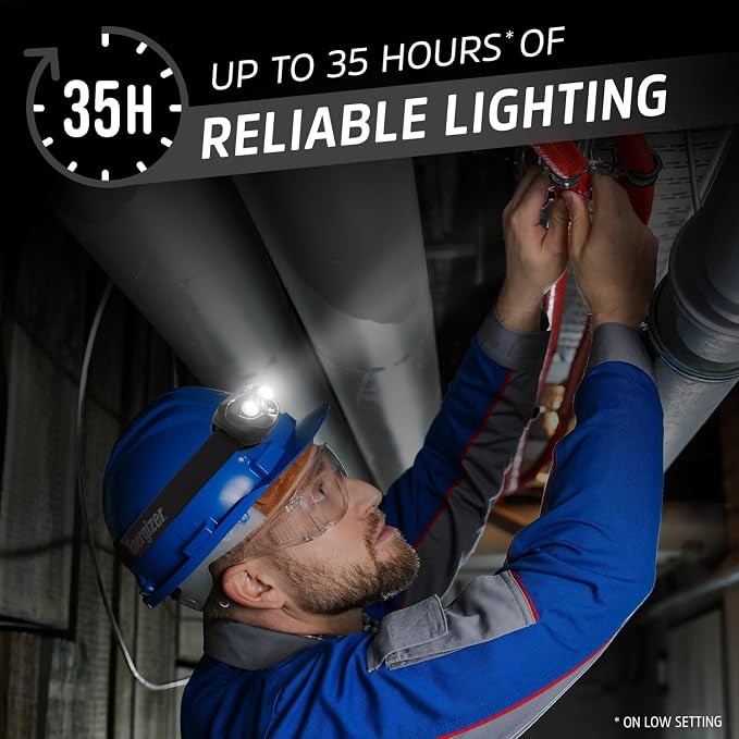 Energizer LED Headlamp PRO, IPX4 Water Resistant Headlamps, High-Performance - Image 2