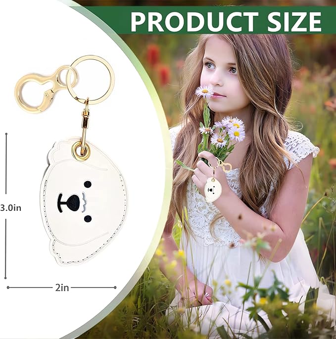 Leather Keychain Holder Case Compatible - Image 2