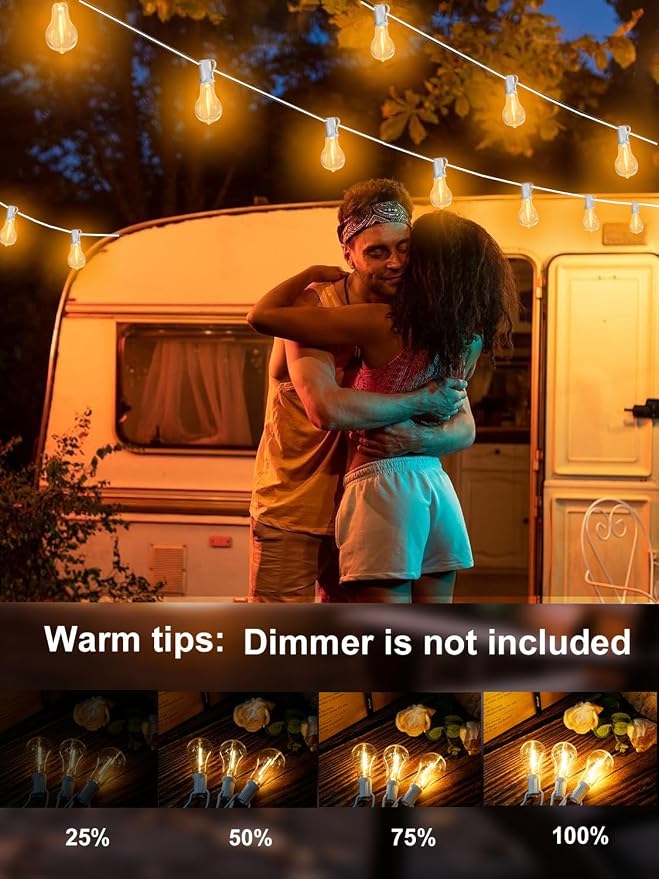 DAMAING Outdoor String Lights 75FT Waterproof Patio Lights - Image 3