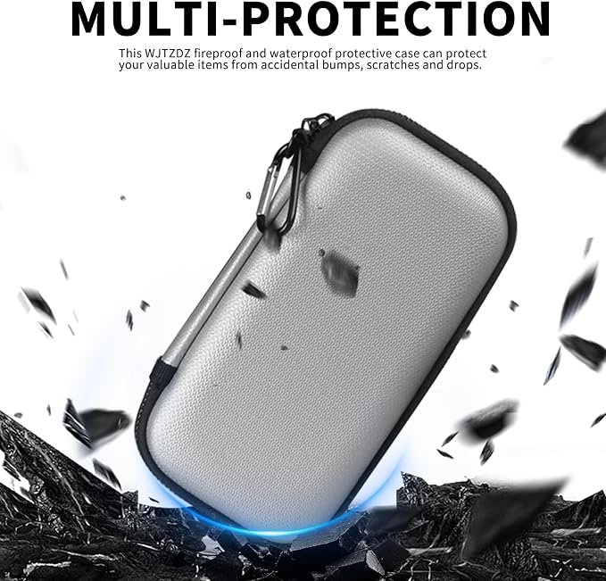6500°F Hard Fire-Resistant Power Bank Case, Waterproof Electronic Organizer - Image 6
