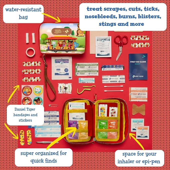 KeepGoing Daniel Tiger’s Travel First Aid Kit - Image 3