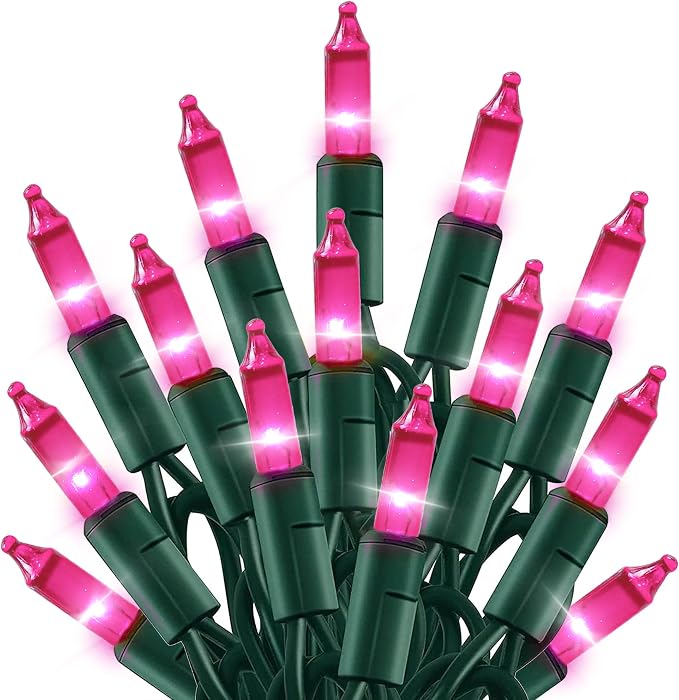 TW SHINE Christmas Lights, 20FT 100 Count Incandescent Mini Christmas Tree Light by TWSHINE