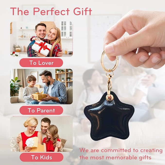 Leather Charm Keychain Holder Case Compatible - Image 5