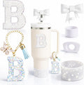 6PCS White Stanley Cup Accessories Set Fit by MOTEERLLU