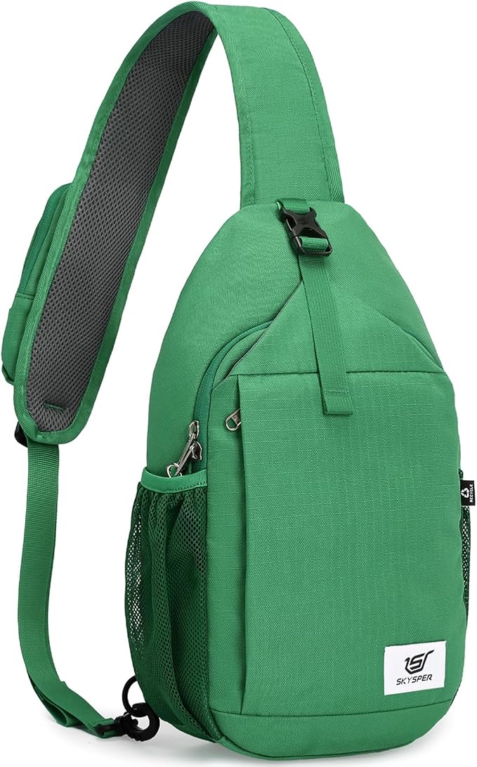 SKYSPER Sling Bag RFID Cross Body Bag Recycled Crossbody Backpack Travel Daypack by SKYSPER