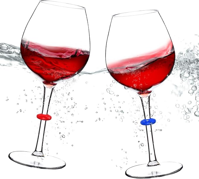 Floating Wine Glasses for Pool by Crayline