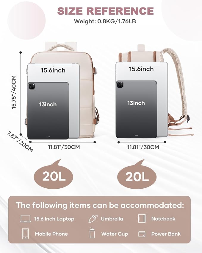 coowoz Travel Backpack Carry On - Image 3