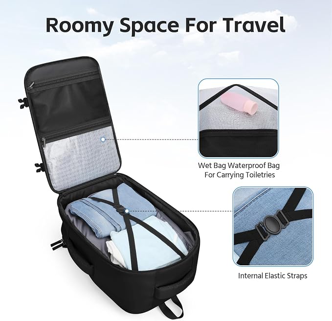 RealCool Travel Backpack for Women Men - Image 4
