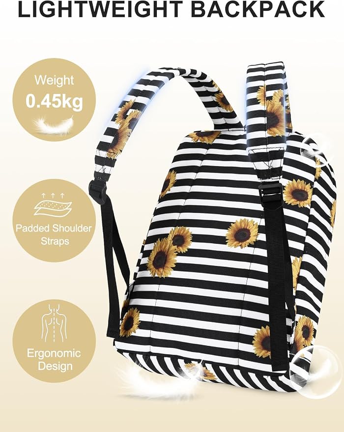 VASCHY Backpack for School, Lightweight Water Resistant Bookbag Casual Daypack - Image 5