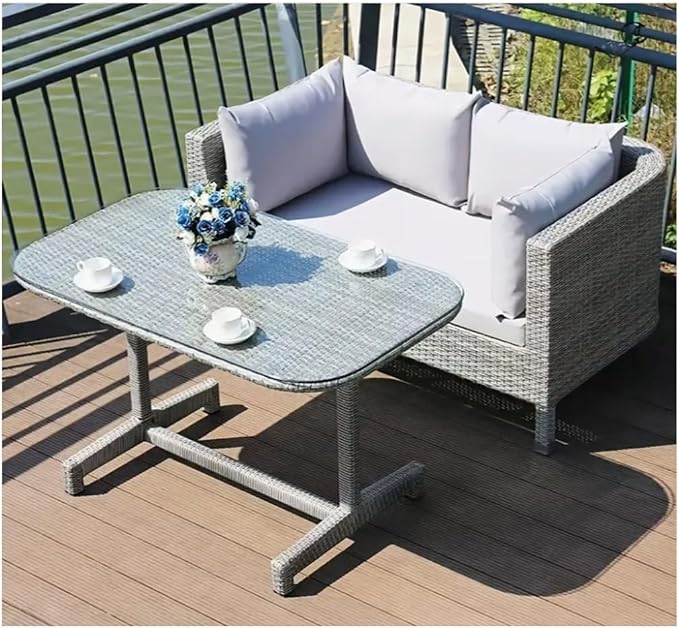 Gradient Grey Rattan Weaving Material - Image 4