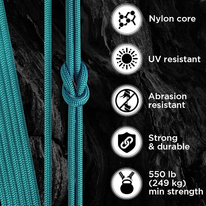 TECEUM 5/32" Paracord Rope 1000 – 1000ft / 200ft / 100ft / 50ft – Tactical - Image 3