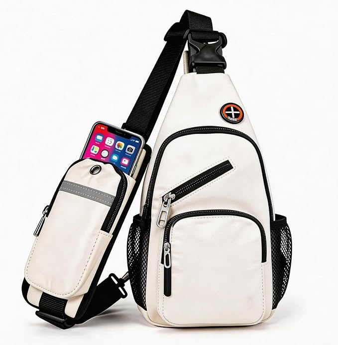 JENAGREEN Waterproof Sling Backpack Crossbody Sling Bag by JENAGREEN