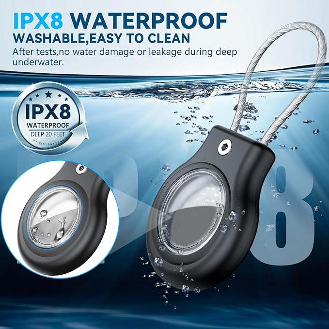 4 Pack Waterproof AirTag Holder - Image 2