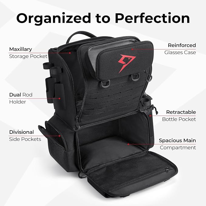 Piscifun 52L Fishing Tackle Backpack - Image 4