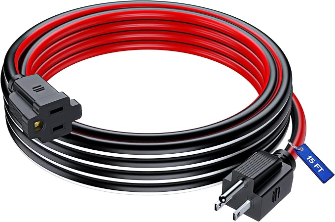 Maximm 15 Ft Black, Heavy Duty 16 AWG, ETL Listed by MaximmCable