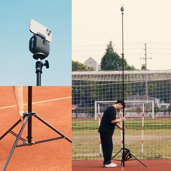 【16' Heavy Duty】 RAUBAY Extreme Tall Video Camera Sports Tripod Stand - Image 6