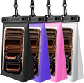 4 Pack Floating Waterproof Phone Pouch by Newppon