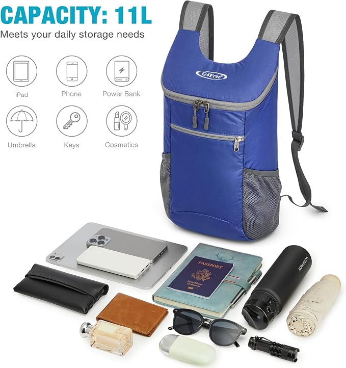 G4Free Lightweight Packable Hiking Backpack - Image 7