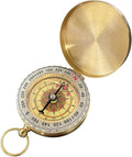 SharpSurvival Military-Grade Glow-in-The-Dark Compass – Waterproof Metal by SharpSurvival