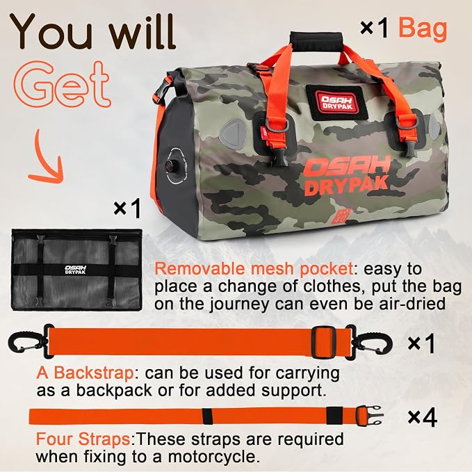 OSAH DRYPAK Waterproof Duffel Bag - Image 7