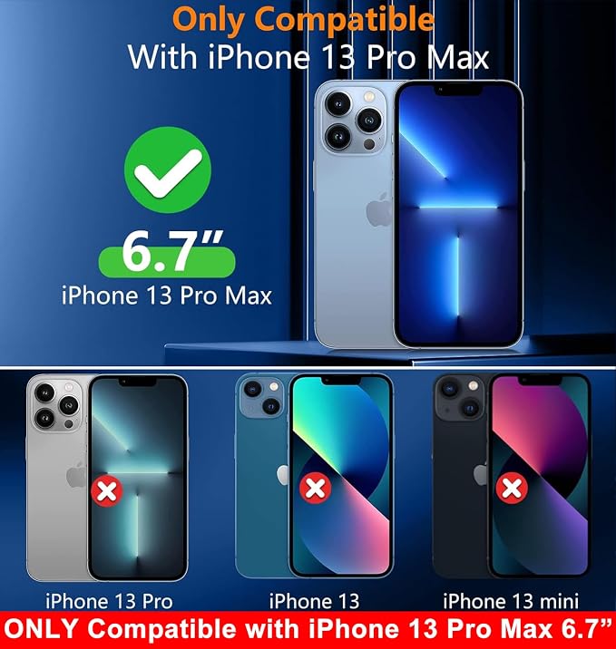 SPIDERCASE Only Designed for iPhone 13 Pro Max Case, Slim Thin Phone Case Only - Image 2