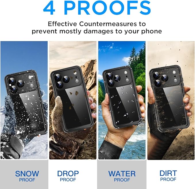 AICase Compatible with iPhone 17 Pro Case Waterproof - Image 6
