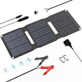 FlexSolar 15W Foldable Solar Panel Trickle Charger Maintainer Kits - 12V DC & by FlexSolar