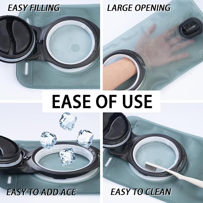 HEIKLN Hydration Bladder 1.5L-2L-2.5L-3L, Leak Proof Water Reservoir, BPA Free - Image 5